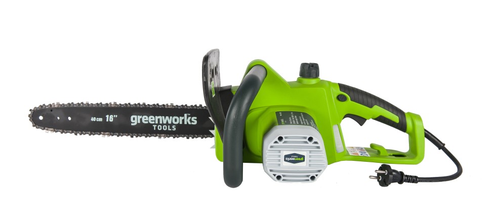Пила цепная электрическая 2000W GREENWORKS GCS2046