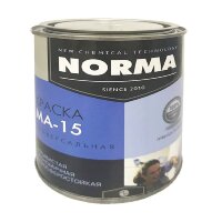 Краска масляная Novocolor МА-15 ГОСТ-71 коричневая (1 кг)