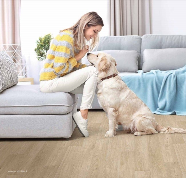 Бытовой линолеум Синтерос SPARTA Ostin 3 ширина 3,5 м