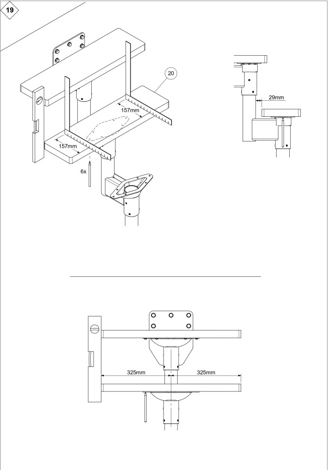 Модульная лестница DOLLE DALLAS поворотная Антрацит 
