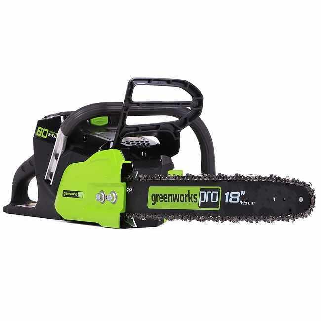 Пила цепная аккумуляторная 80V GREENWORKS GD80CS50K4