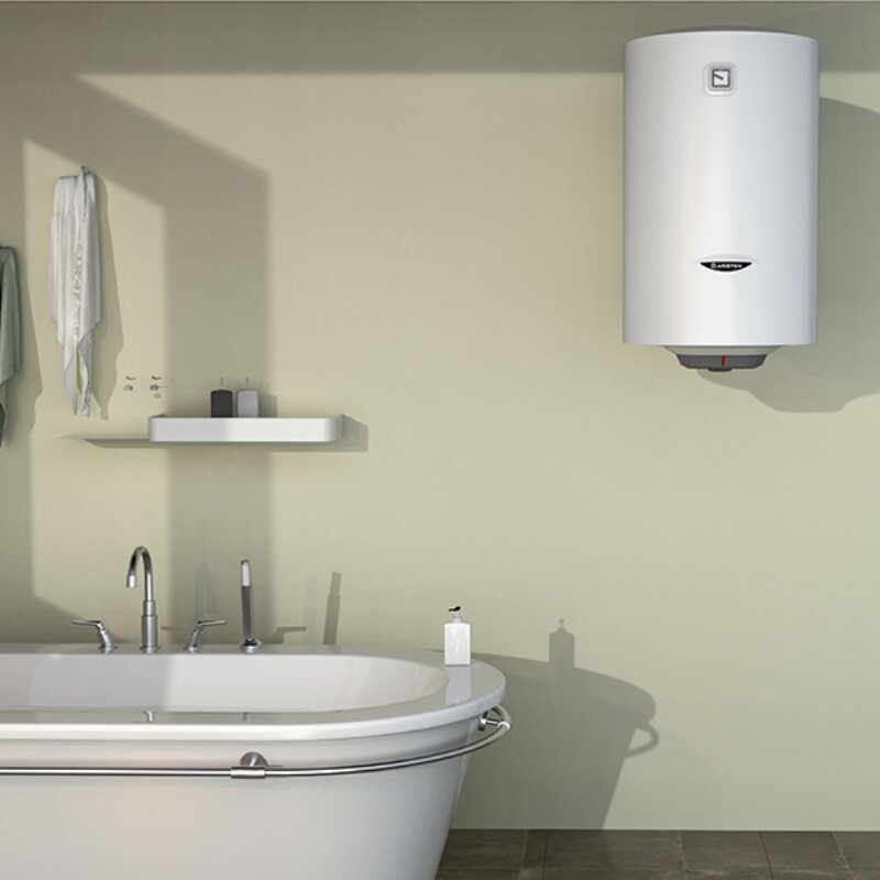 Водонагреватель электрический накопительный Ariston PRO1 R ABS 120л круглый эмаль мех.упр-е