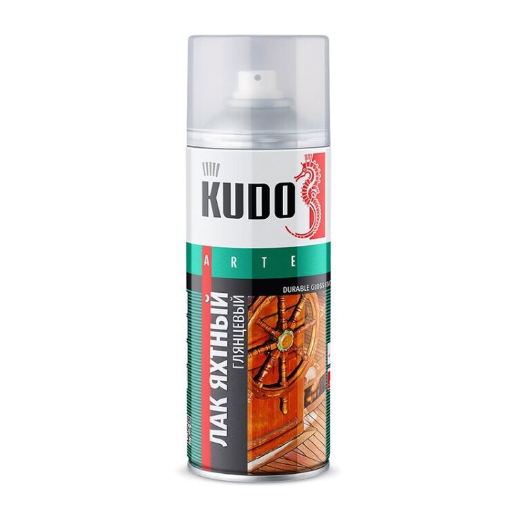 Лак яхтный Kudo KU-9003 универсальный глянцевый (0,52 л)