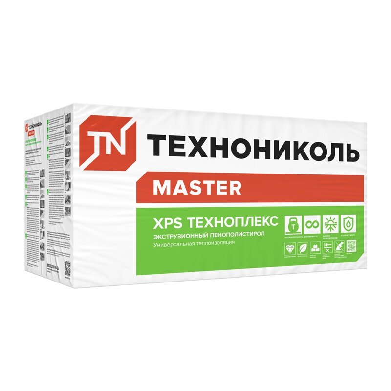 Пенополистирол экструд Технониколь Техноплекс Г4 1200х600х20 мм,1 шт