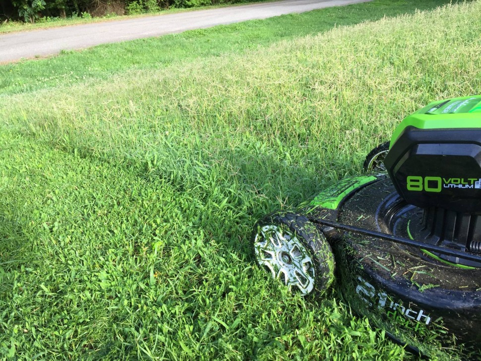 Газонокосилка аккумуляторная 80V GREENWORKS GD80LM51SPK4