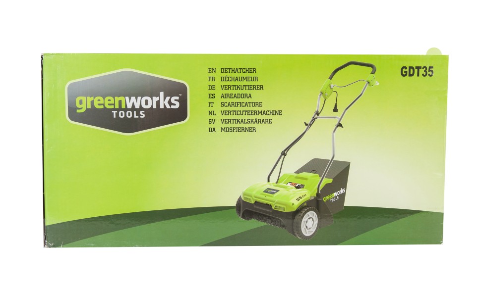 Аэратор электрический GREENWORKS GDT35