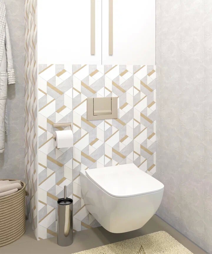 Панель ПВХ STELLA Slim 5 мм Premium Дейзи 662 2600х250х5 мм  (упак. 15 шт = 9,75м²)