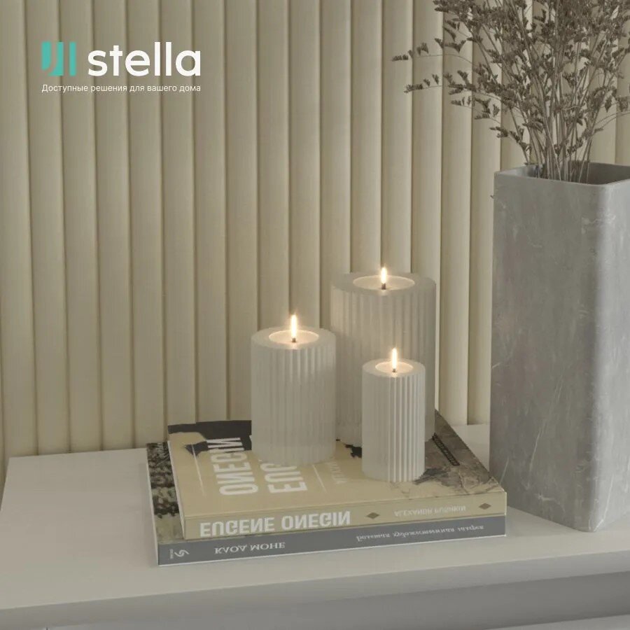Профиль старт-финиш для панелей МДФ Stella Wave De Luxe Palomino 2700x55x16 (упак. 4шт)