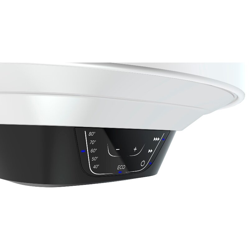 Водонагреватель электрический накопительный Ariston BLU1 ECO ABS PW 30л круглый узкий эмаль эл.упр-е