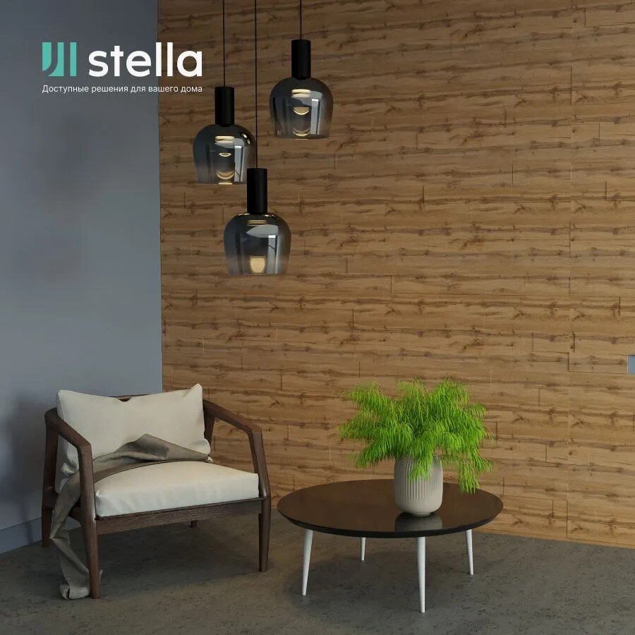 Панели МДФ 3D STELLA Light Пекан (упак. 18шт = 1,13м²)