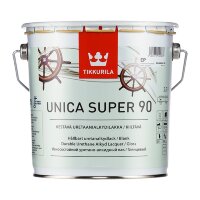 Лак универсальный Tikkurila Unica Super 90 EP глянцевый (2,7 л)