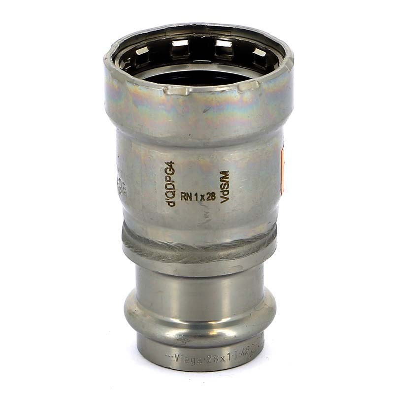 Переход пресс Megapress нелегир. оцинк.сталь SC-Contur Viega PN=6 бар 28x1 Переход пресс Megapress нелегир. оцинк.сталь SC-Contur Viega PN=6 бар 28x1