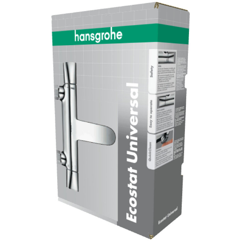Термостатический смеситель HansGrohe HG Ecostat Universal для ванны ВМ хром