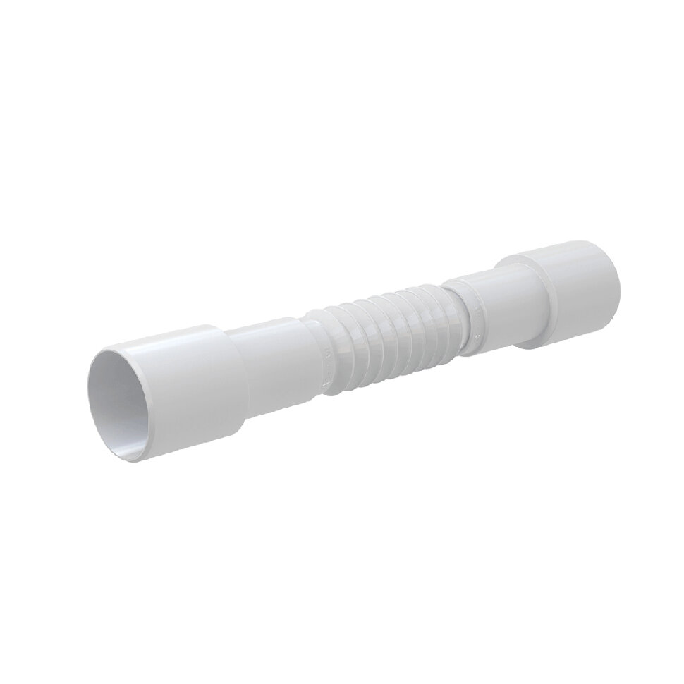 Труба Alcaplast гофрированная L=390-830 мм 50/40 х 40/50 мм