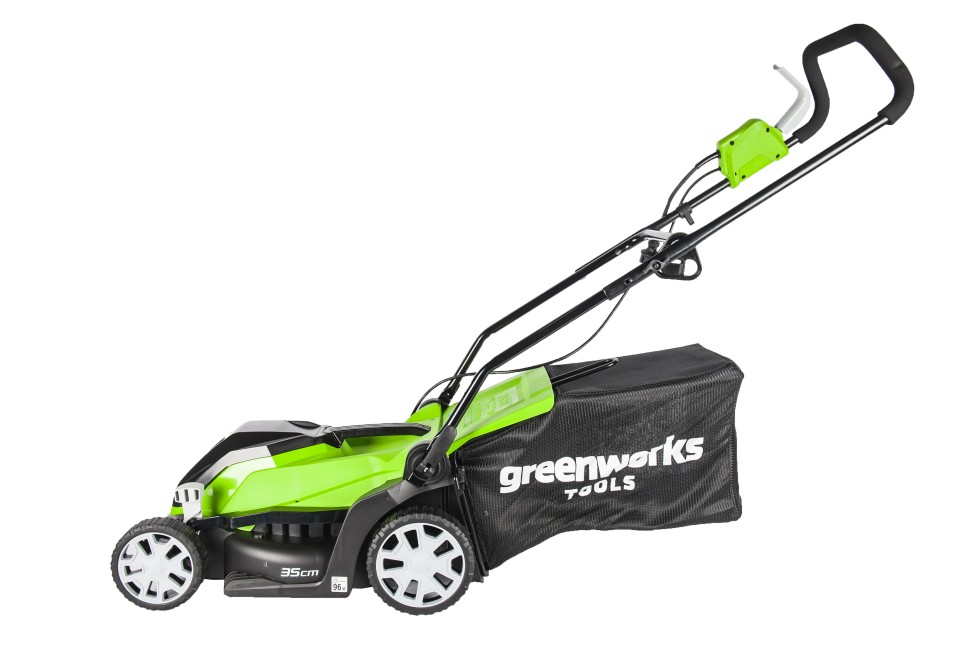 Газонокосилка электрическая 1000W GreenWorks GLM1035