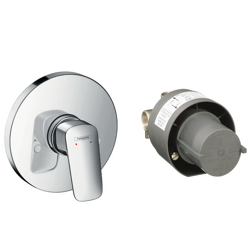 Смеситель для душа HansGrohe HG Logis (внешняя и скрытая часть) хром
