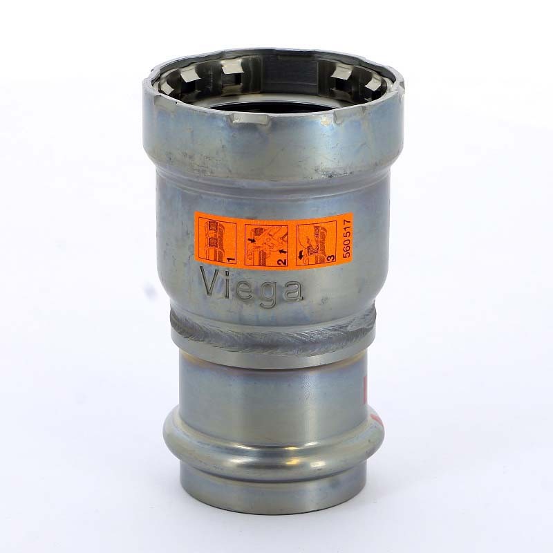 Переход пресс Megapress нелегир. оцинк.сталь SC-Contur Viega PN=6 бар 42x11/2 Переход пресс Megapress нелегир. оцинк.сталь SC-Contur Viega PN=6 бар 42x11/2