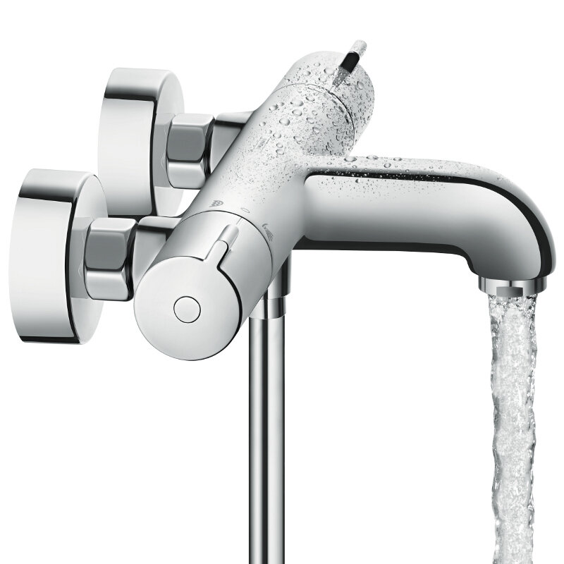 Термостатический смеситель HansGrohe HG Ecostat 1001 CL для ванны ВМ хром