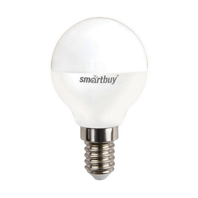 Лампа светодиодная Smartbye LED E14, шар, 5Вт, 230В, 4000К, нейтральный свет