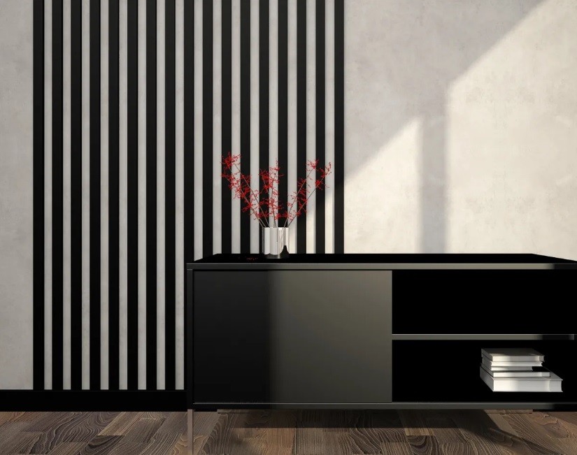 Интерьерная рейка МДФ STELLA Бриона Black Edition 2700х16х40 мм (упак. 8 шт) Интерьерная рейка МДФ STELLA Бриона Black Edition 2700х16х40 мм (упак. 8 шт)