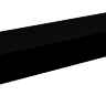 Интерьерная рейка МДФ STELLA   Бриона Black Edition  2700х16х40 мм (упак. 8 шт)