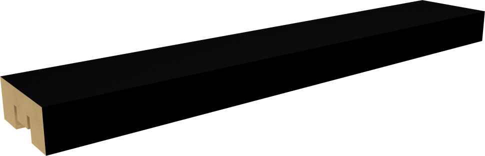 Интерьерная рейка МДФ STELLA Бриона Black Edition 2700х16х40 мм (упак. 8 шт) Интерьерная рейка МДФ STELLA Бриона Black Edition 2700х16х40 мм (упак. 8 шт)