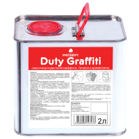 Средство для удаления граффити PROSEPT DUTY GRAFFITI, канистра /готовый состав/ 2 л (упак. 4 шт)