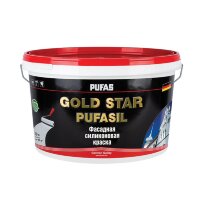 Краска фасадная Pufas Gold Star Pufasil основа А силикон. мороз (10 л)