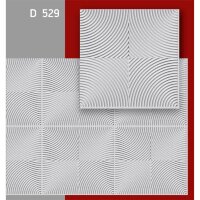 Плитка потолочная инжекционная Stella Декор ЕК D 529 500х500 (упак. 28 шт = 7м²)